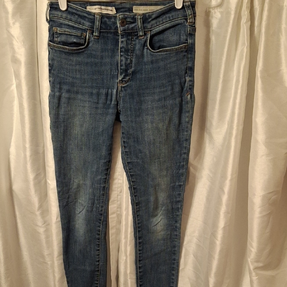 Pilcro Women's High Rise Jegging in Classic Blue 27